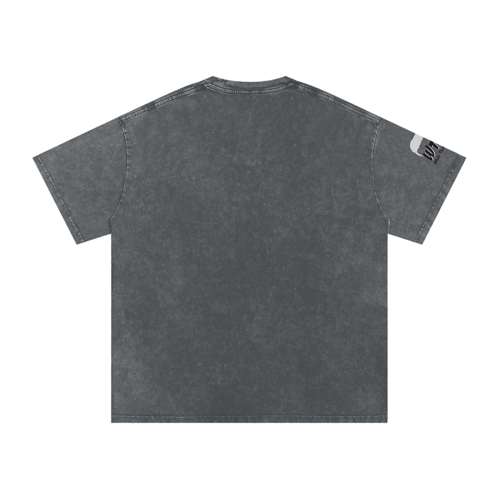 WTF Snow Washed Oversized Cotton T-Shirt-Unisex