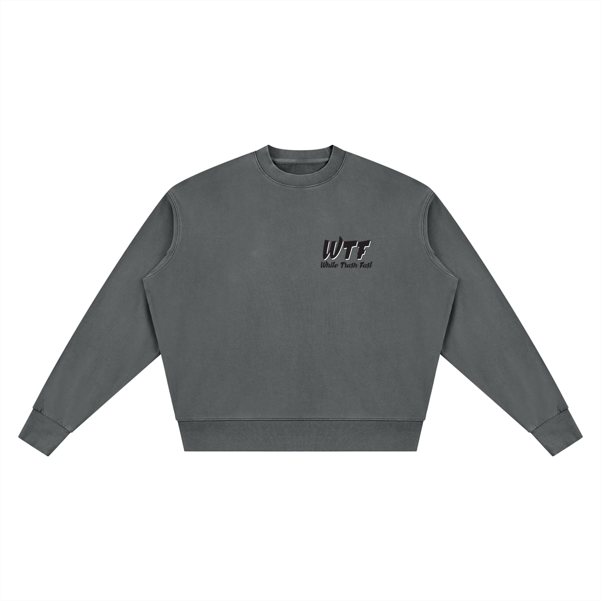 WTF Unisex Vintage Wash Crewneck Sweatshirt