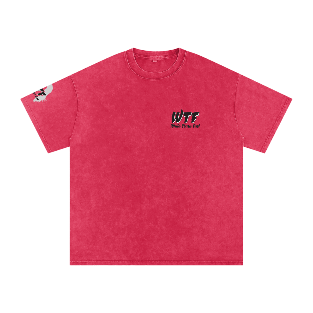 WTF Snow Washed Oversized Cotton T-Shirt-Unisex
