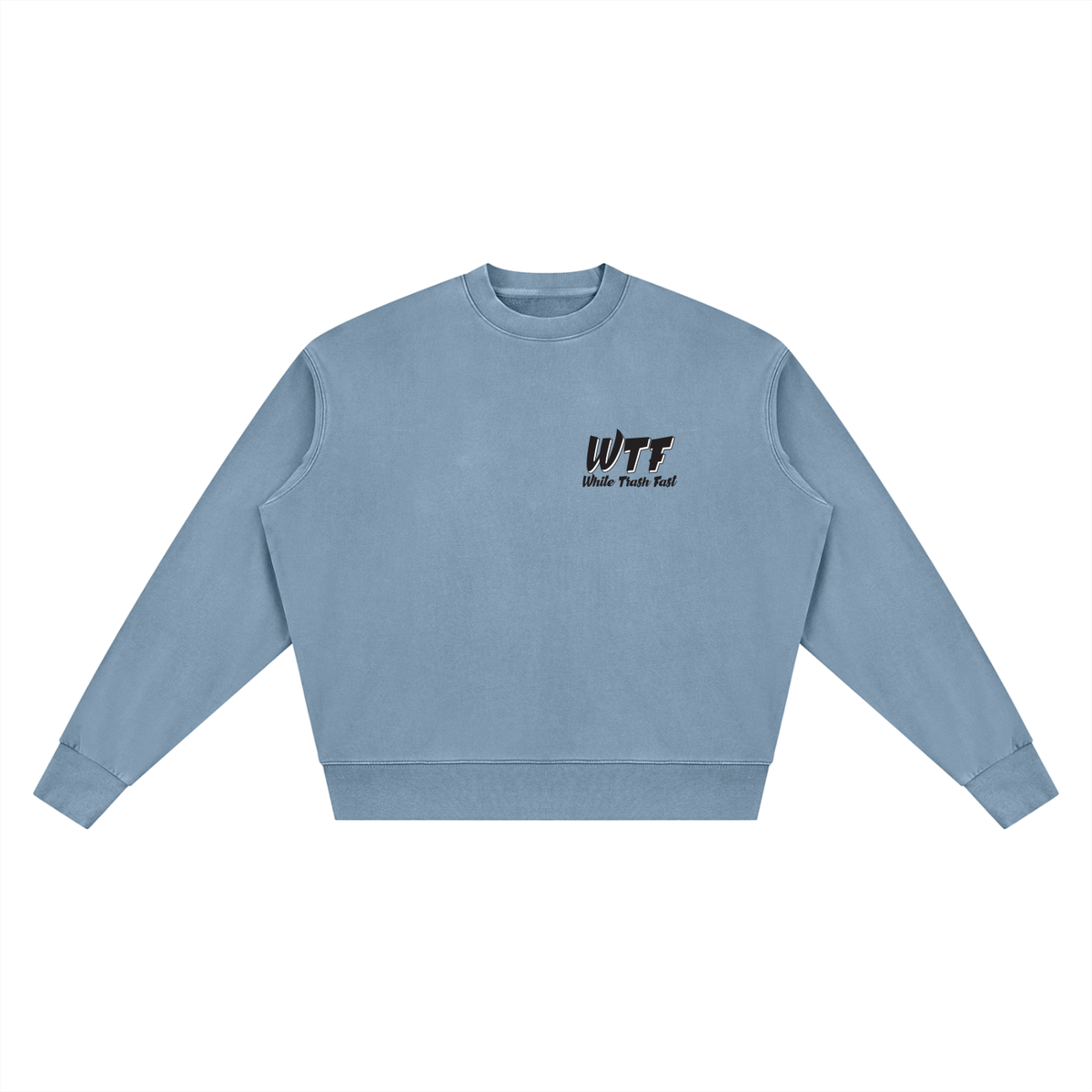 WTF Unisex Vintage Wash Crewneck Sweatshirt