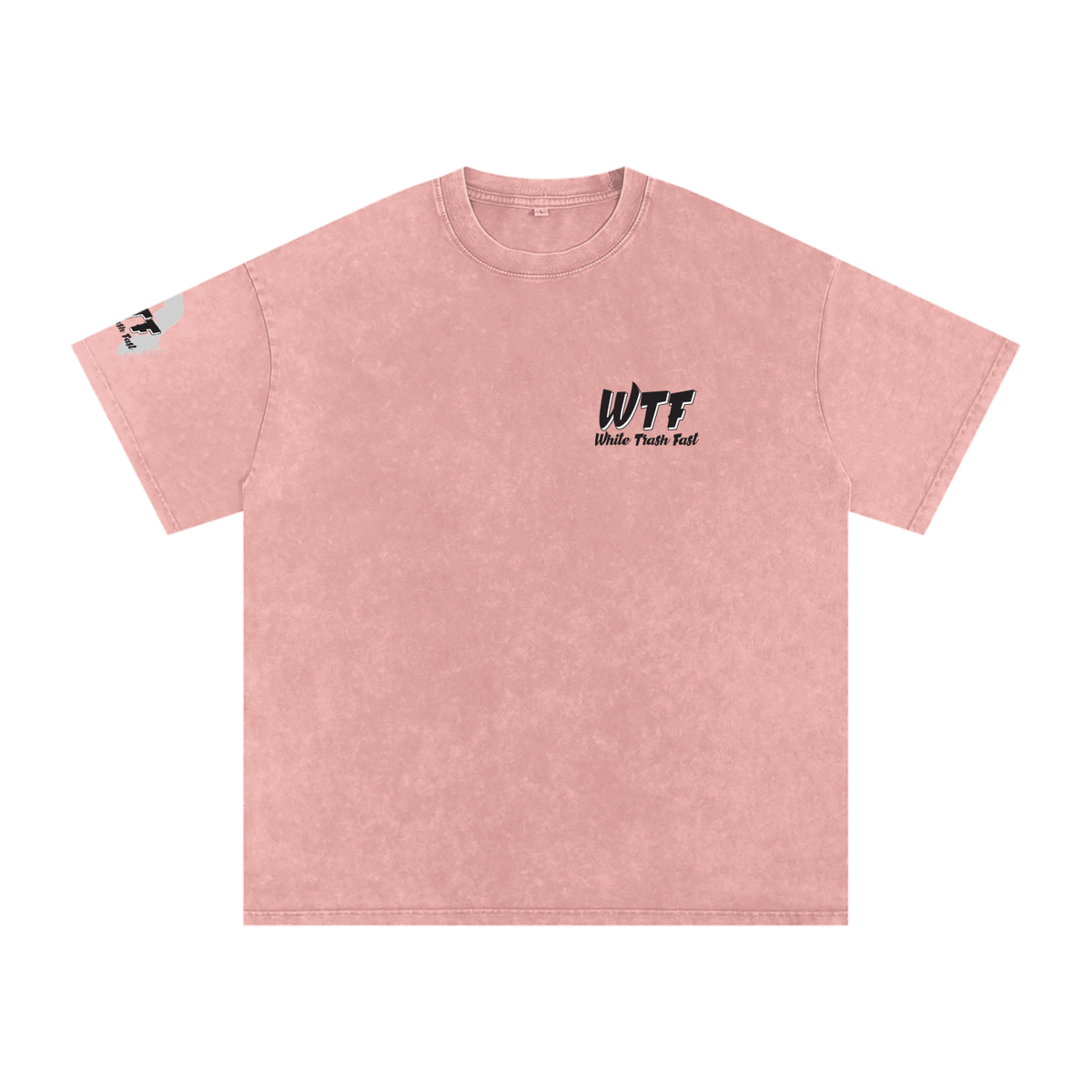 WTF Snow Washed Oversized Cotton T-Shirt-Unisex