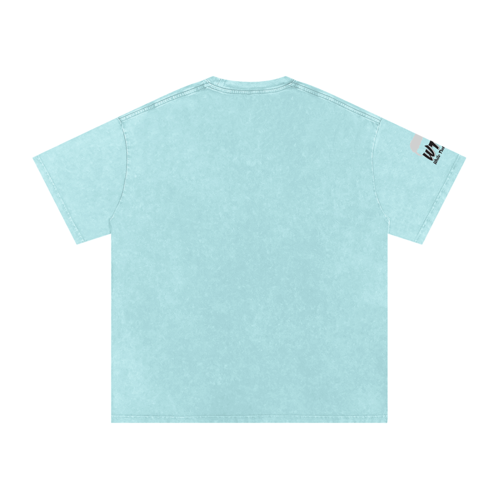 WTF Snow Washed Oversized Cotton T-Shirt-Unisex