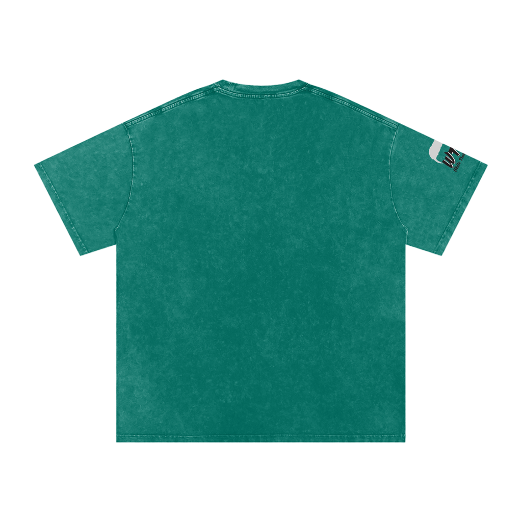WTF Snow Washed Oversized Cotton T-Shirt-Unisex